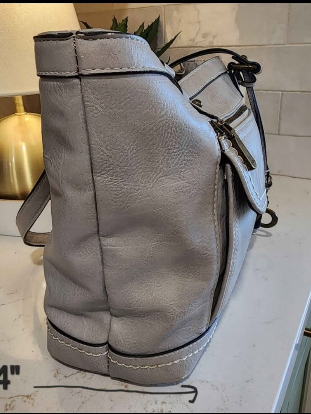 Born. B.O.C gray Purse - Picture 4 of 7
